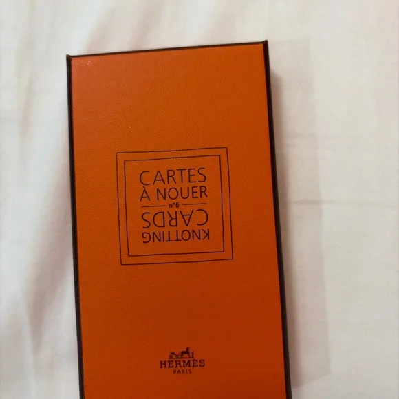 Hermes Maxi Twilly Scarf + Tying Cards - Bees & Orange Polka Dots - Picture 11 of 15